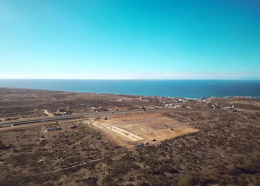 terrenos de Finca Guadalupe, cerca del valle de Guadalupe Baja California
